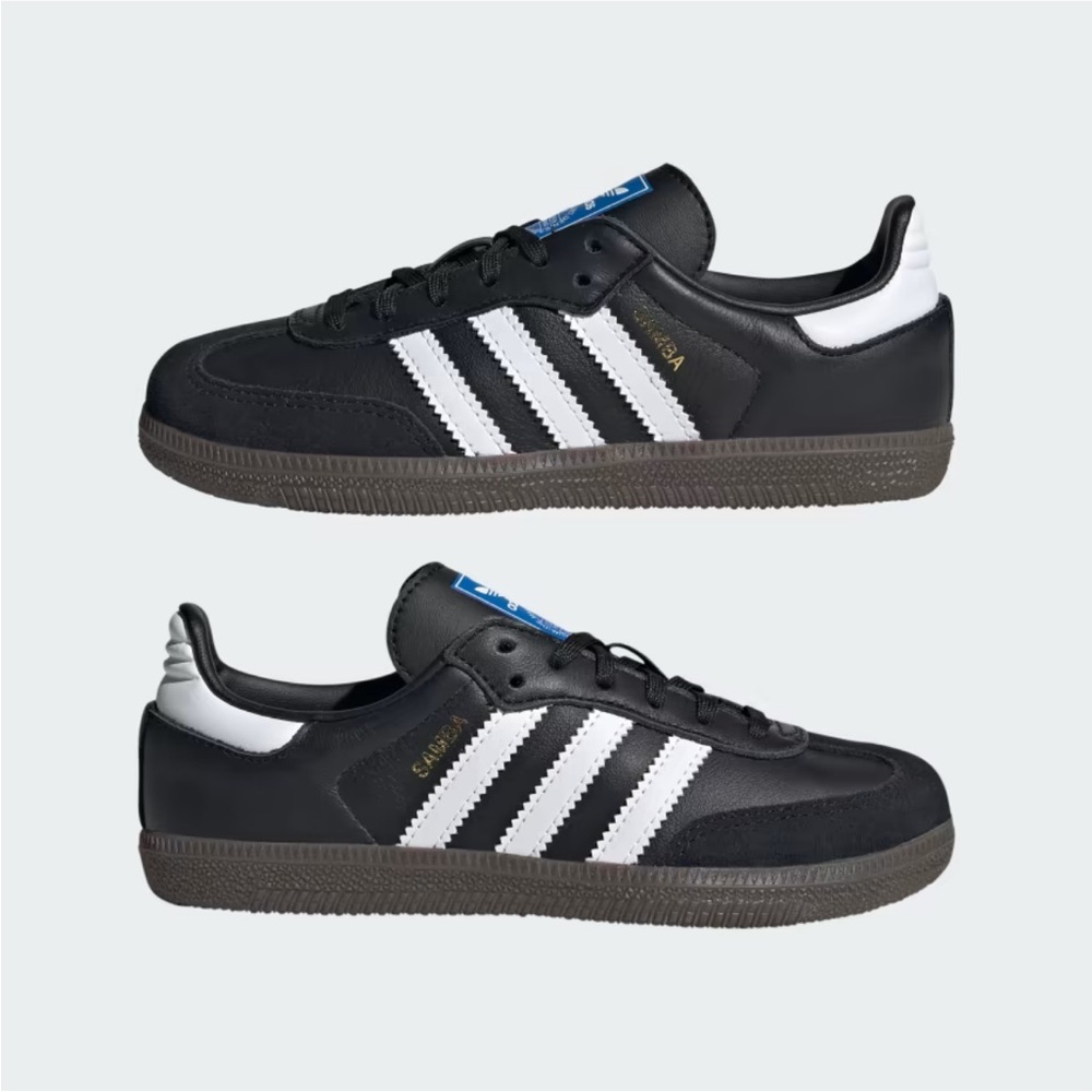 Adidas Samba OG Kids Black White Sneakers - NWT - Picture 10 of 13
